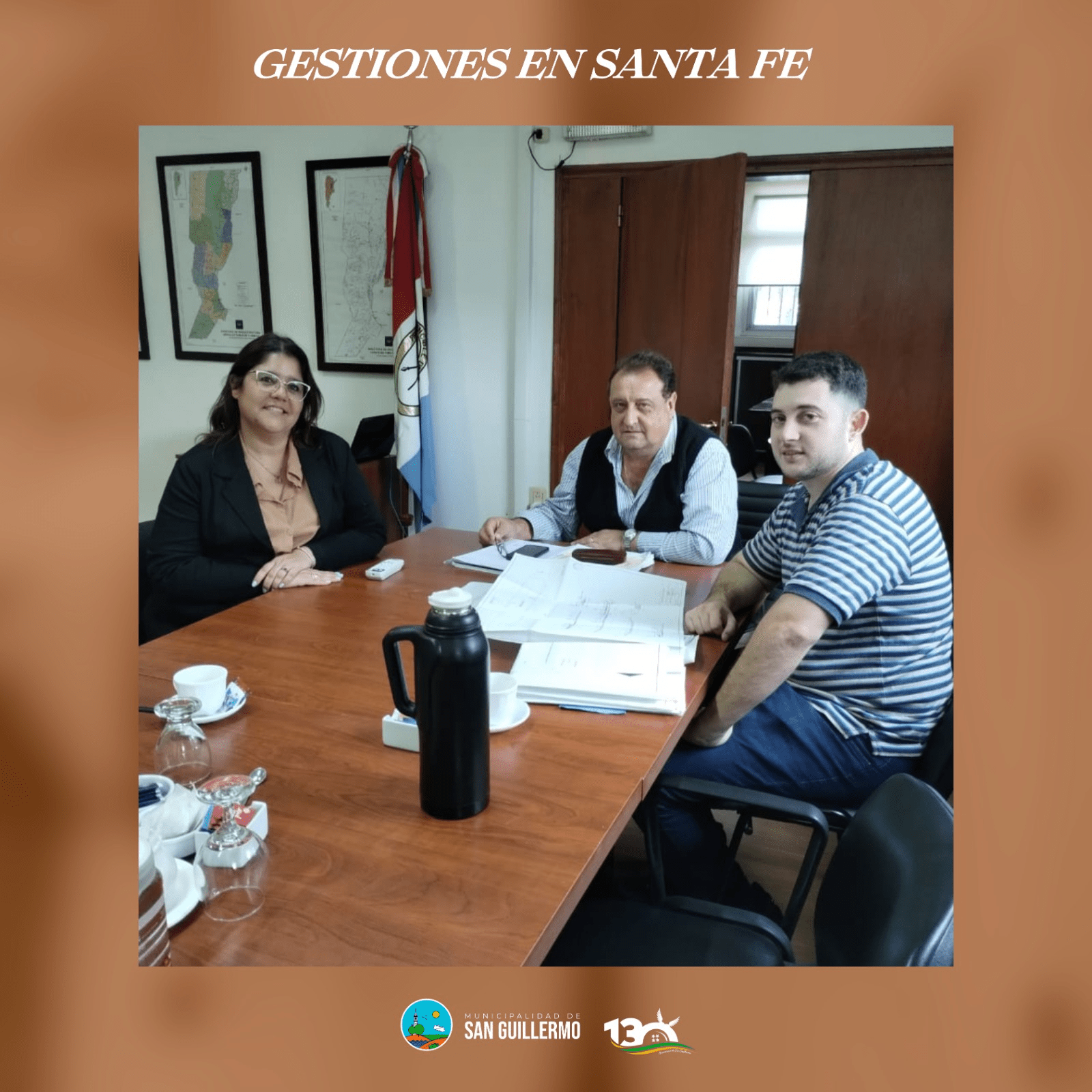 Municipalidad San Guillermo: Gestiones en Santa Fe