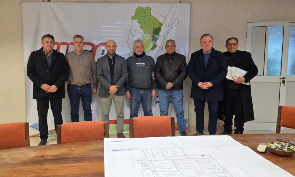 Michlig, Puccini y Sánchez visitaron el Frigorífico F.U.S.A. para seguir fortaleciendo el desarrollo productivo y social