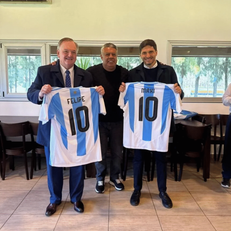 Felipe Michlig integró la comitiva encabezada por el Gdor. Pullaro que se reunió con “Chiqui” Tapia en el predio de AFA