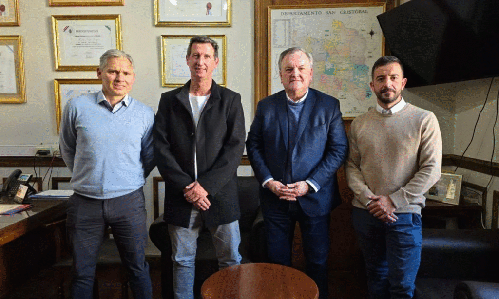 Michlig se reunió con dirigentes de la Liga Santafesina de Fútbol en apoyo al Programa “Con Valores Ganamos Todos”