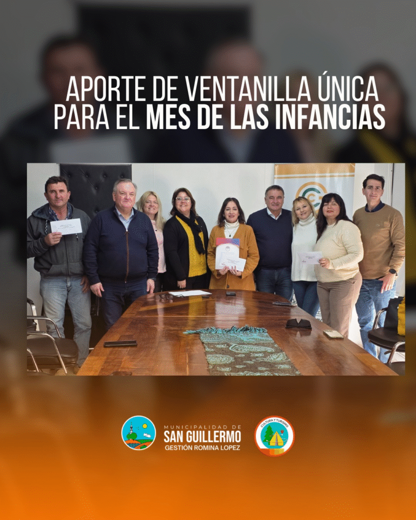 San Guillermo: Aportes de Ventanilla Única Para El Mes de Las Infancias