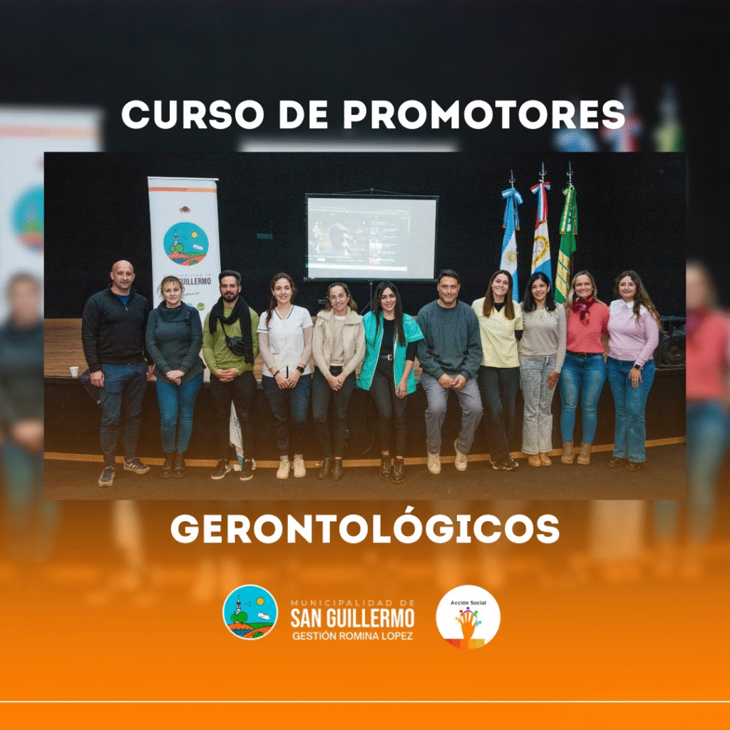 San Guillermo: Curso de Promotores Gerontológicos