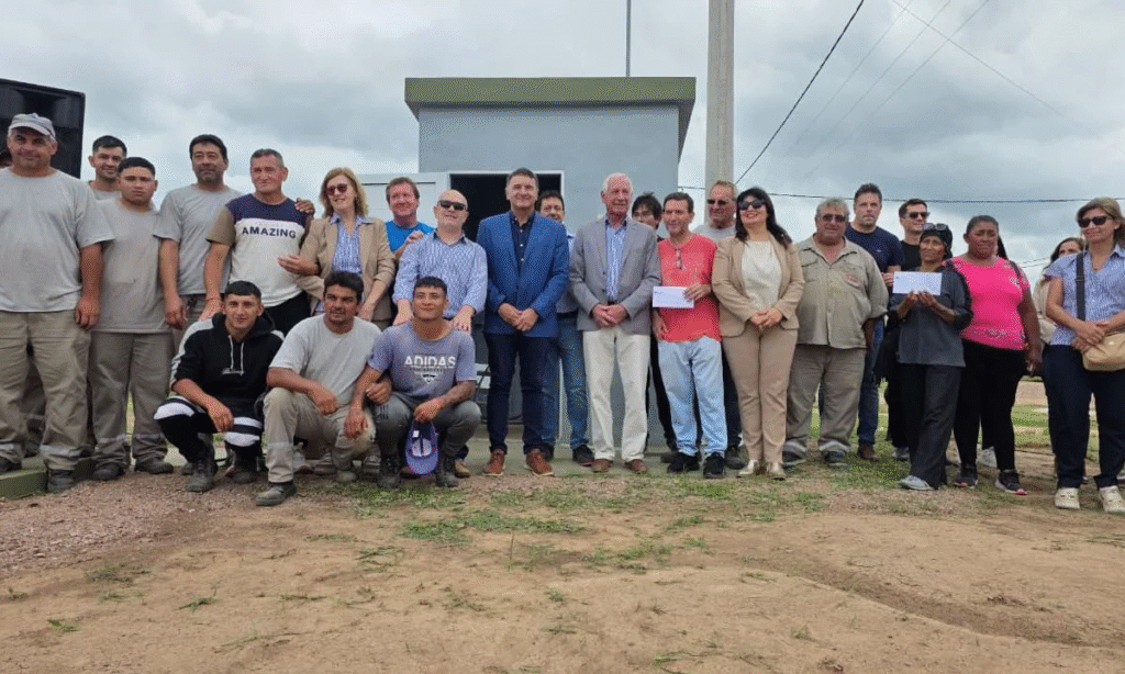 Hugo Boscarol se despide de la intendencia con la inauguración de la nueva estación elevadora y redes colectoras de cloacas