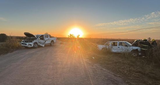 Accidente en zona rural de Brinkmann: tres personas resultaron lesionadas
