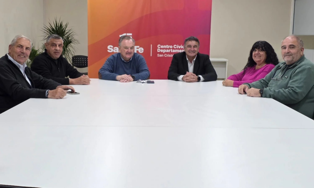 Michlig y González se reunieron con representantes de la Federación de Centros Comerciales de la Provincia de Santa Fe