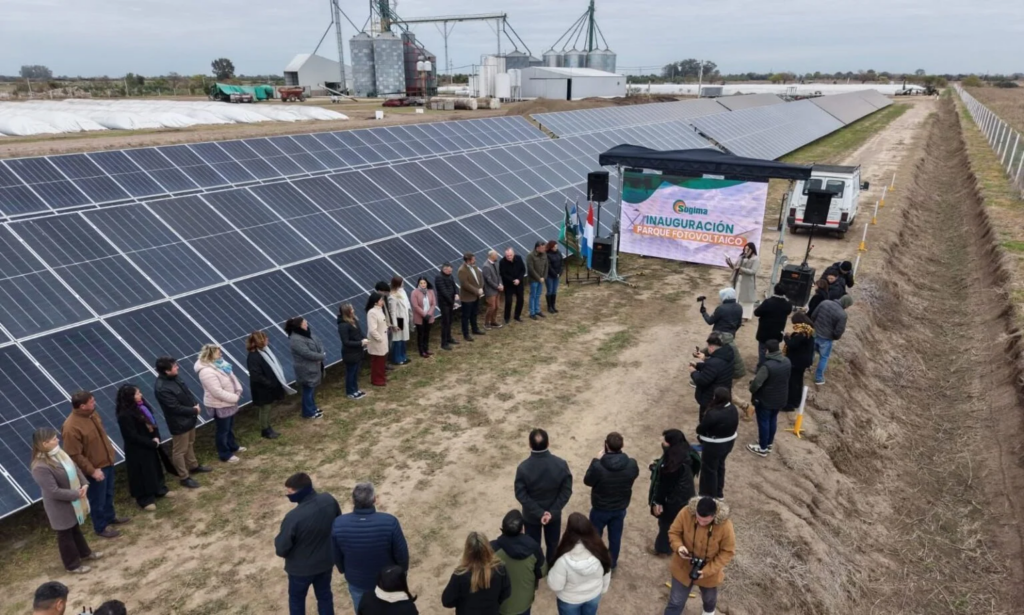 SOGIMA: Quedó inaugurado el nuevo Parque Fotovoltaico de San Guillermo
