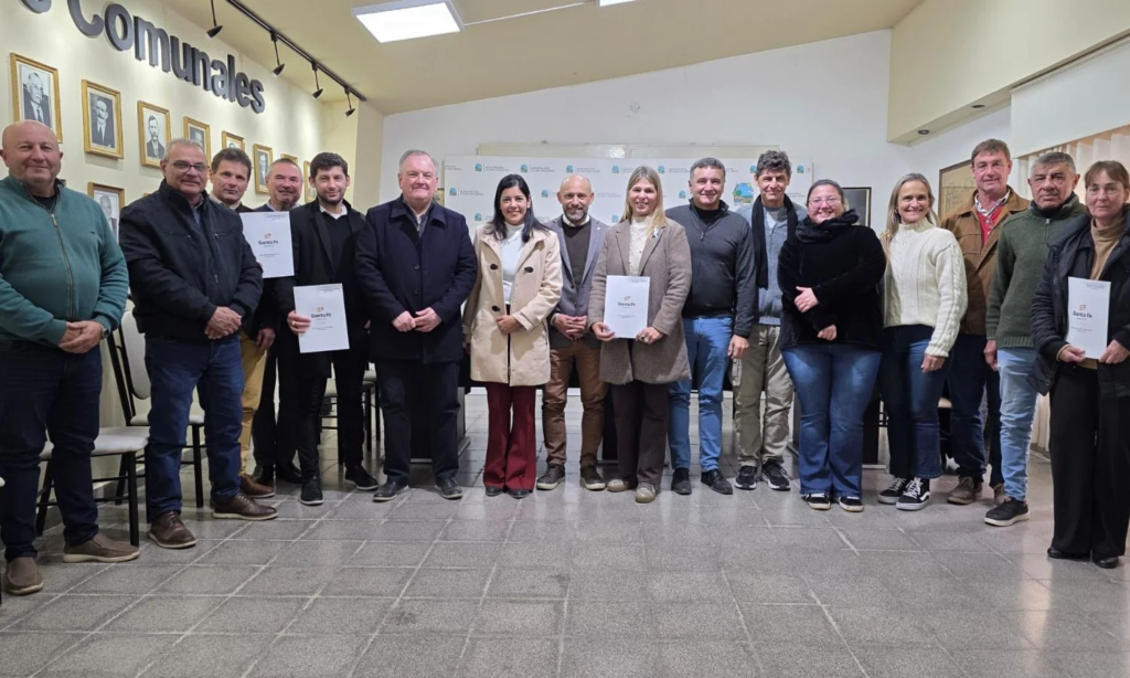 Michlig y Puccini se reunieron con el Centro Comercial de San Guillermo y las Asociaciones para el Desarrollo Dpto. San Cristóbal
