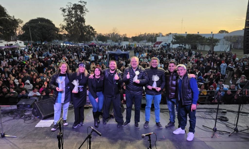 Michlig y González presentes en el exitoso 1° Concurso del Pollo a las Brasas en Hersilia