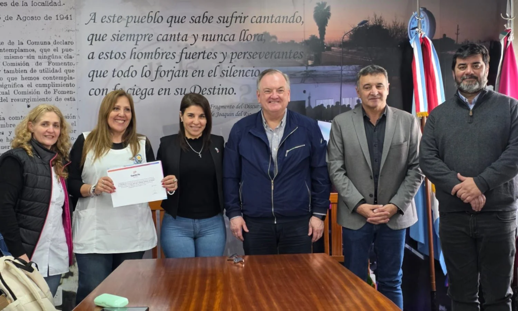 El CER N° 363 de Hersilia recibió un aporte FANI para equipamiento en el marco de fuertes inversiones educativas