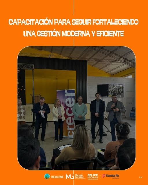 La Municipalidad de San Guillermo continúa apostando a la capacitación permanente de sus equipos de trabajo.