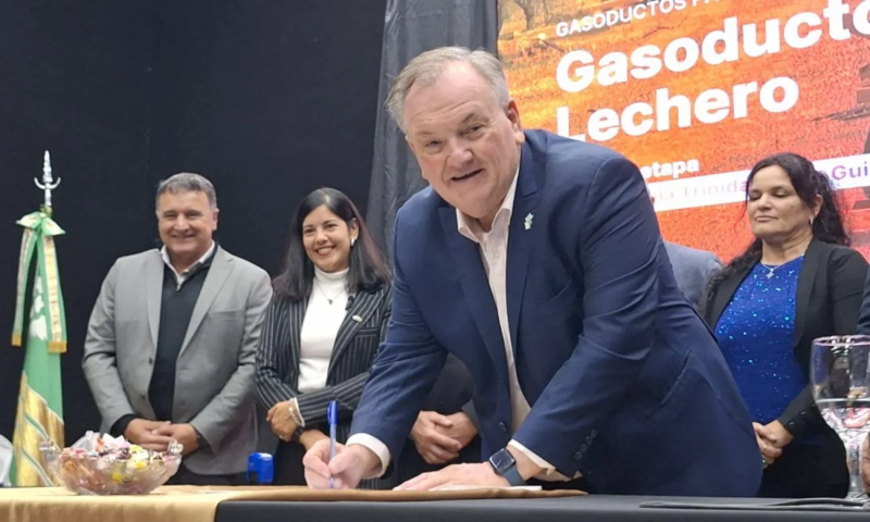 El senador Michlig anunció la apertura de sobres para la construcción de la Segunda Etapa del Gasoducto Lechero